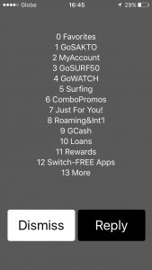 GlobeプリペイドLoad設定