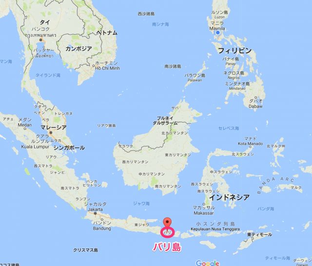 バリ島 地図