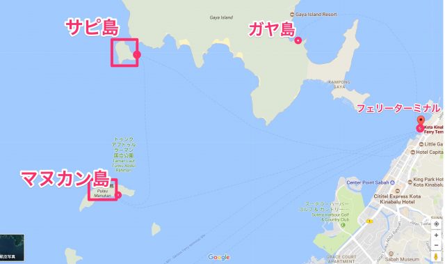 サピ島、マヌカン島