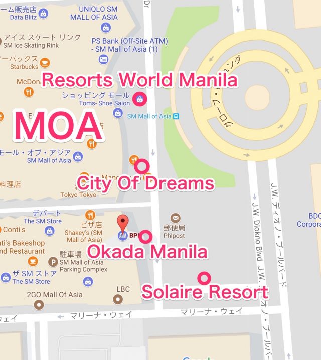 バス停 MOA Casino