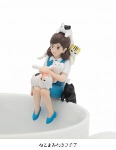 コップのフチ子 ねこまみれのフチ子