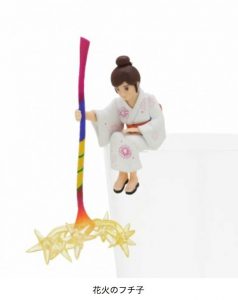 コップのフチ子 花火のフチ子