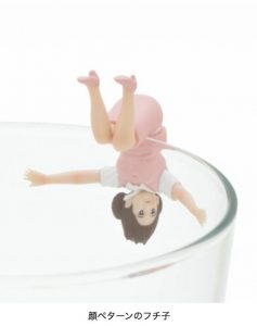 コップのフチ子 顔ペターンのフチ子