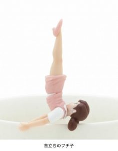 コップのフチ子 首立ちのフチ子