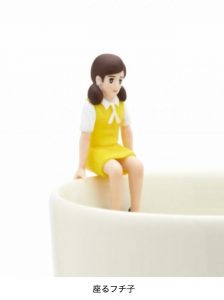 コップのフチ子 座るフチ子（イエロー）
