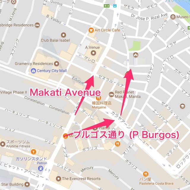 ブルゴス Burgos St 地図