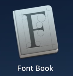 Mac Font Book
