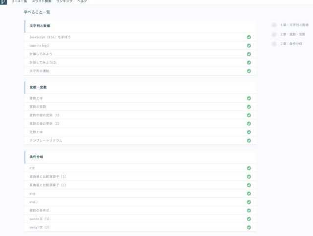 Progate JavaScript 1