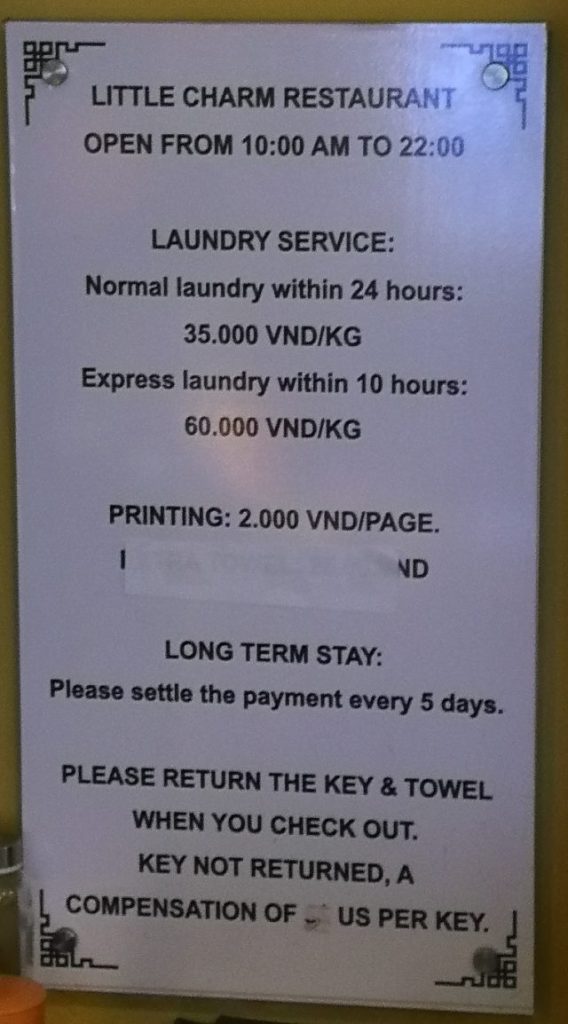 littleCharmホテル ランドリー